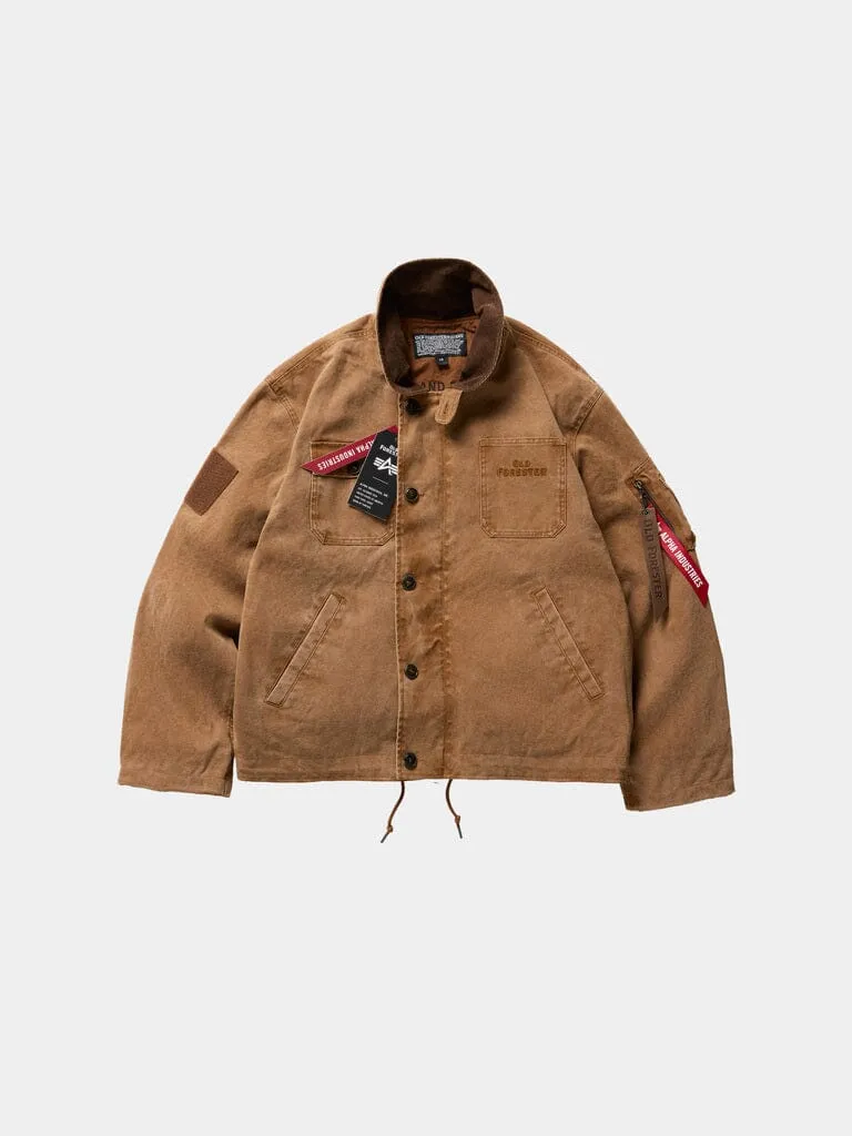 Alpha Industries Old Forester Deck veste kaki toile