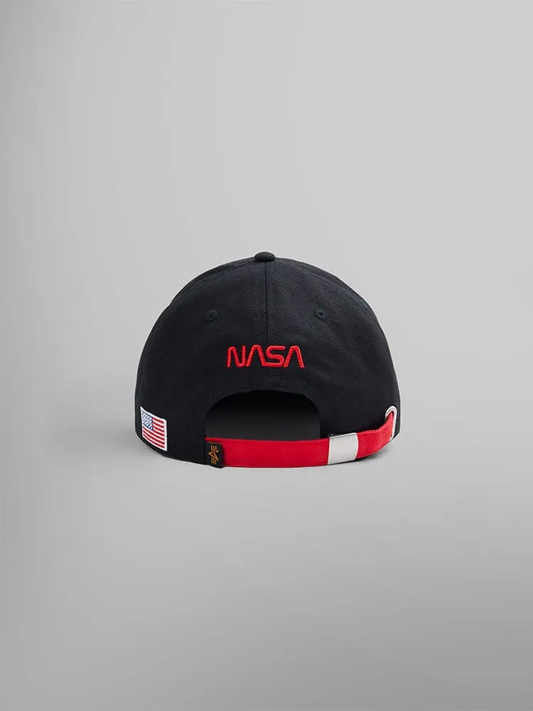 Alpha Industries Nasa Worm Logo Cap casquette blanche