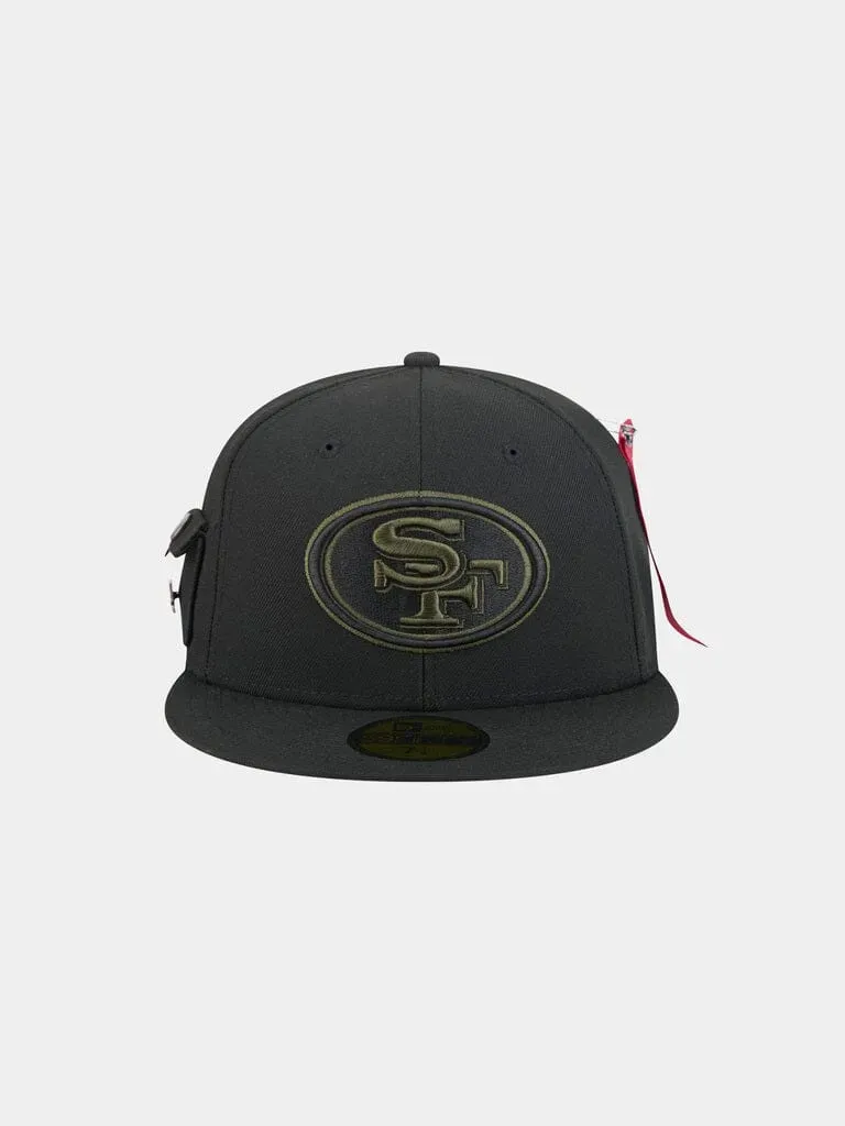 Alpha Industries 59Fifty casquette fitted noire 49ers