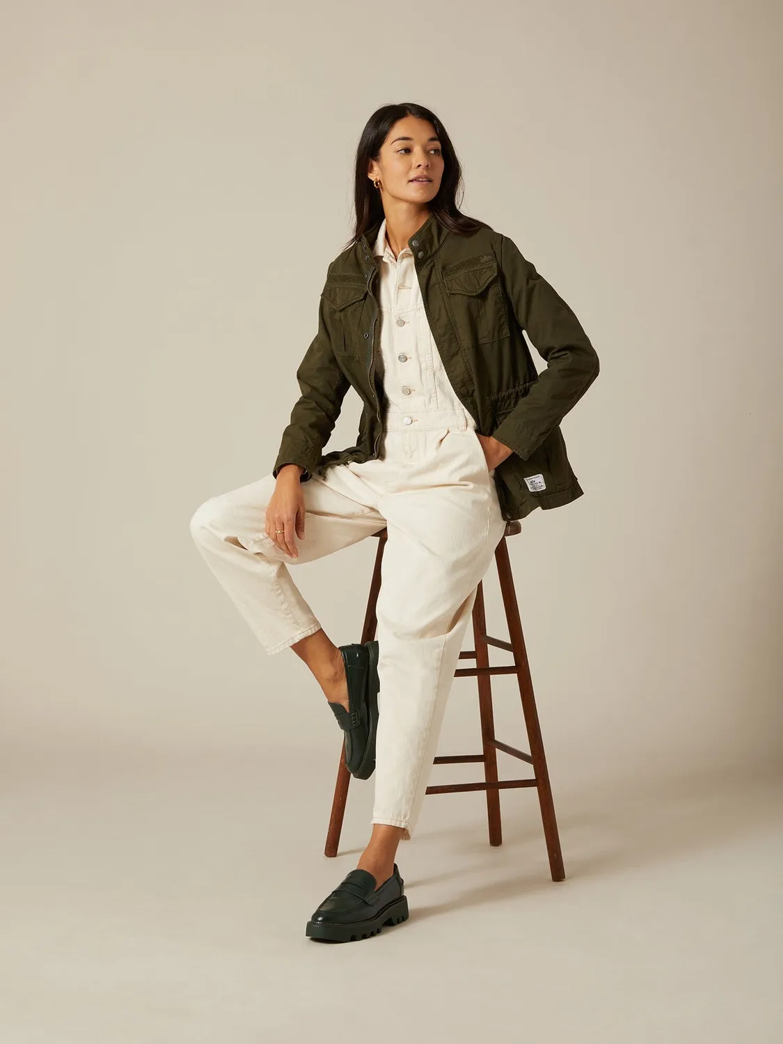 Alpha Industries M-65 Mod veste field noire coton