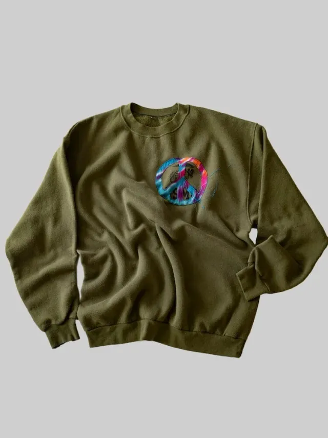 Transnomadica x Alpha sweat sage upcycle coton