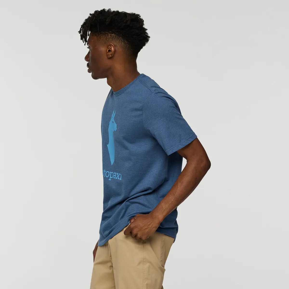 Cotopaxi Llama T-shirt homme coton bio Nutmeg