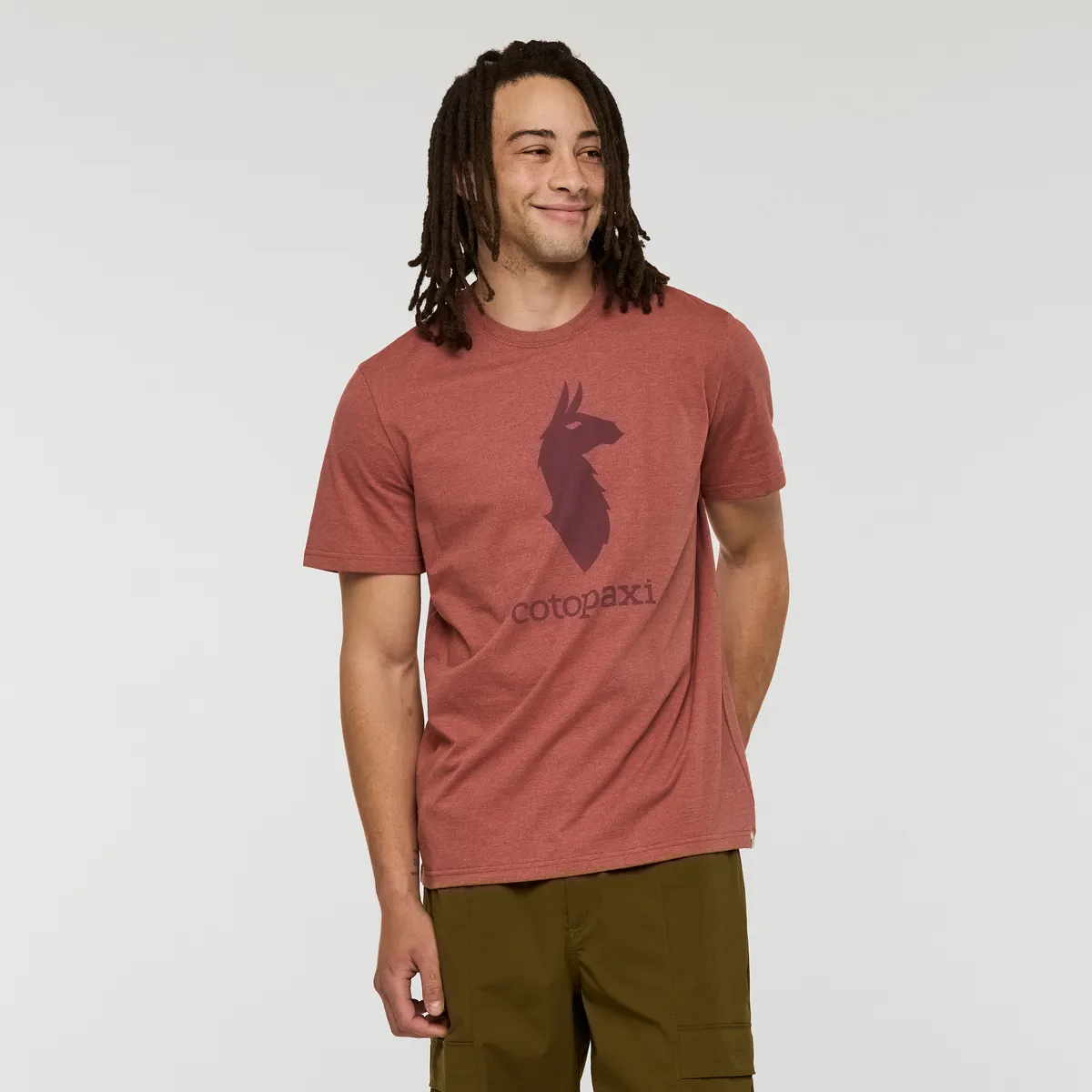 Cotopaxi Llama T-shirt homme coton bio Nutmeg