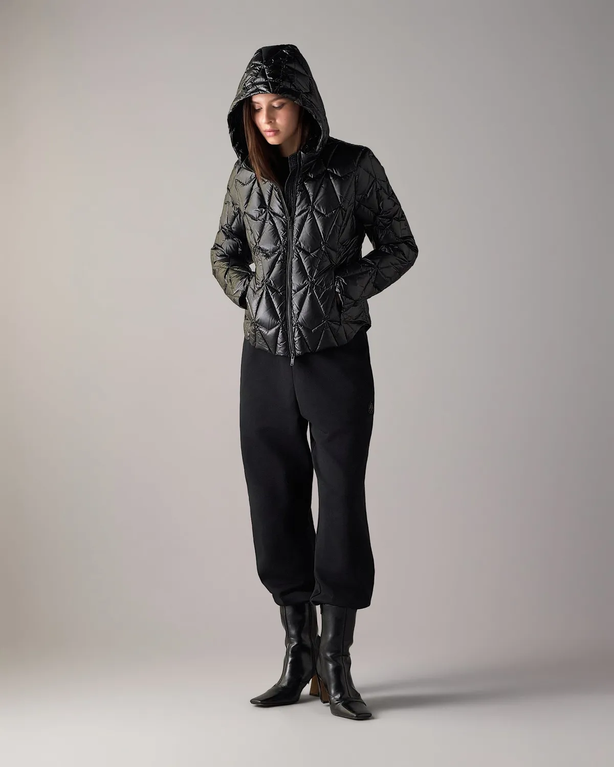 Moose Knuckles Iceberg Lightweight doudoune noire légère
