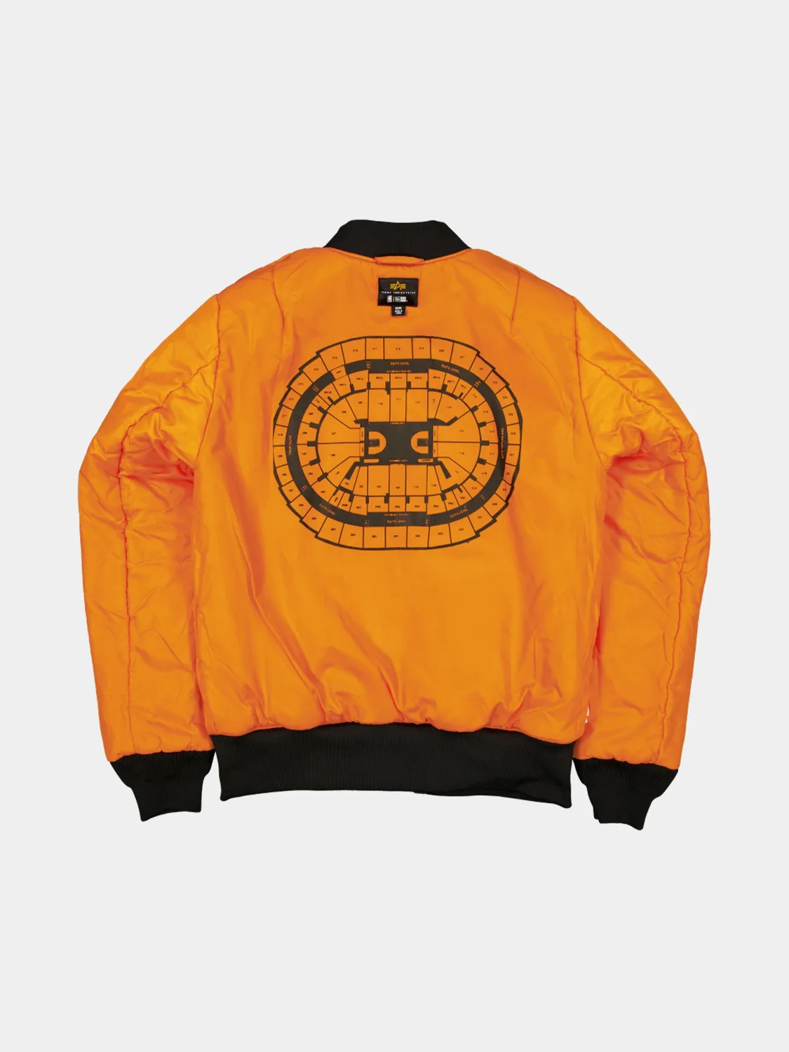 Alpha Industries Lakers x New Era MA-1 bomber black camo