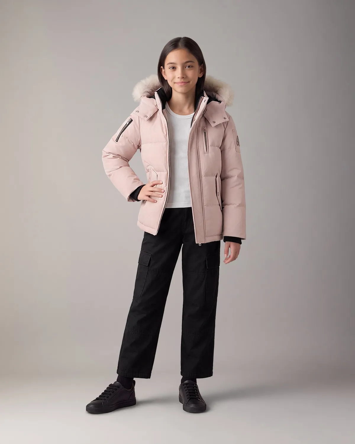 Moose Knuckles Original 3Q doudoune enfant rosewood
