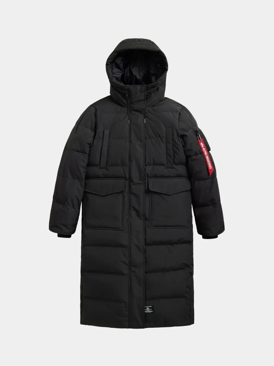 Alpha Industries Sierra Long parka puffer femme noir grand froid