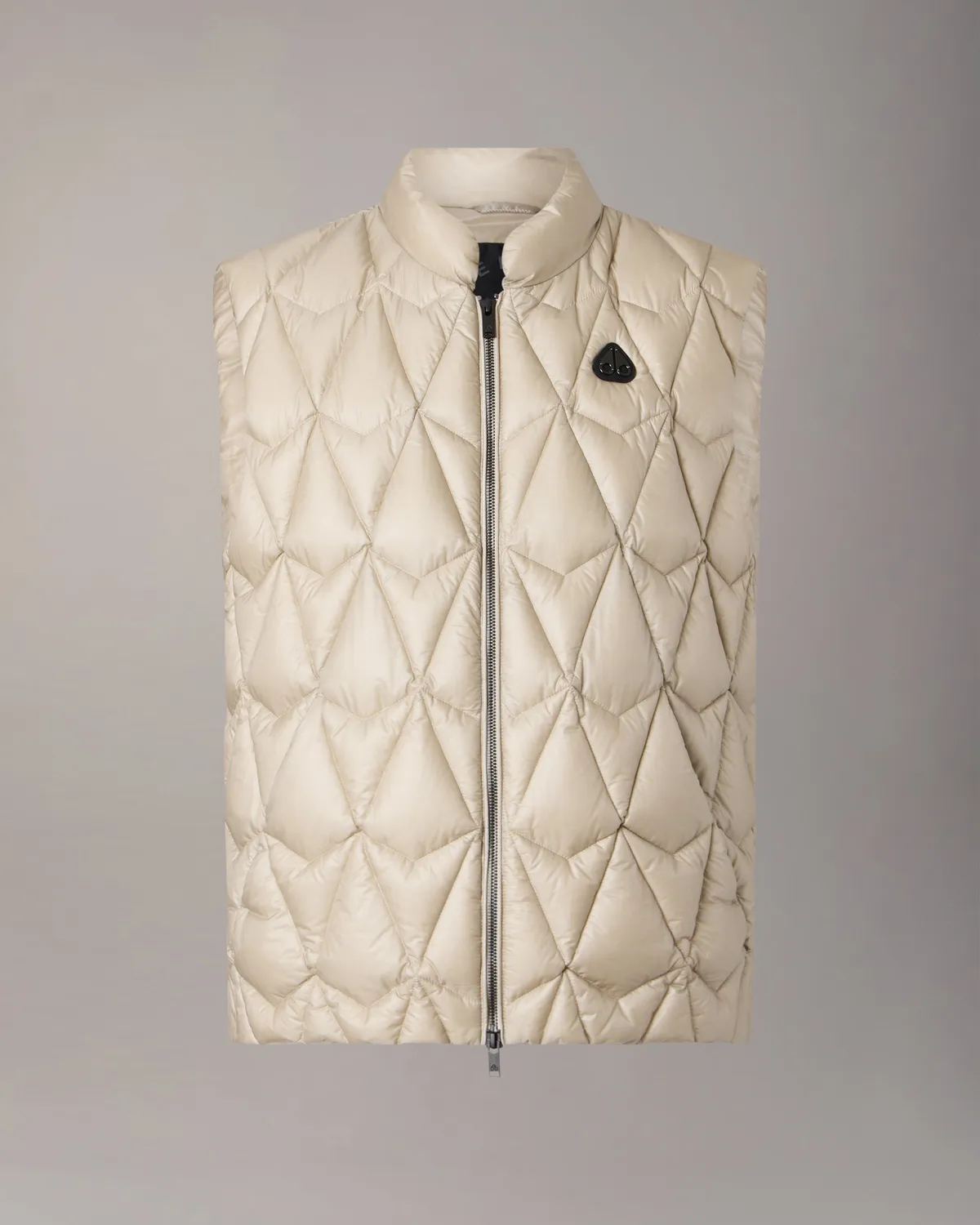 Moose Knuckles Iceberg gilet duvet alabaster matelassé