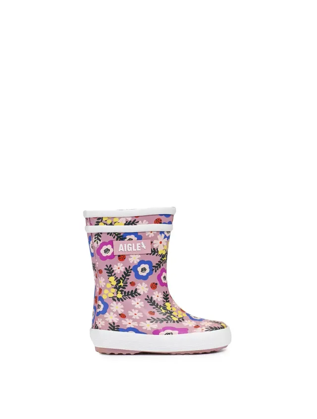 Aigle Baby Flac Play2 botte pluie Flower Power