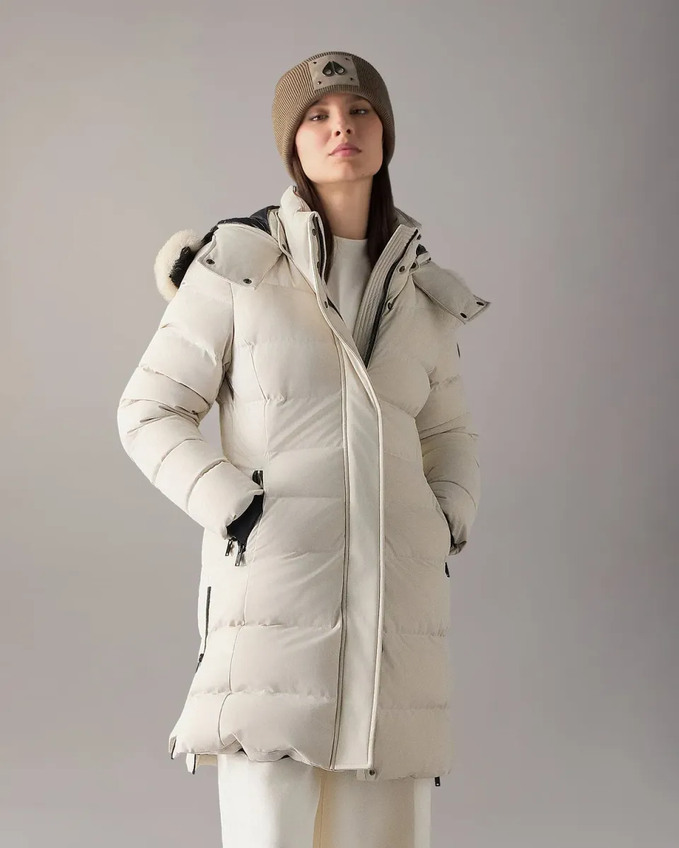 Moose Knuckles Watershed Parka Duvet Alabaster Femme