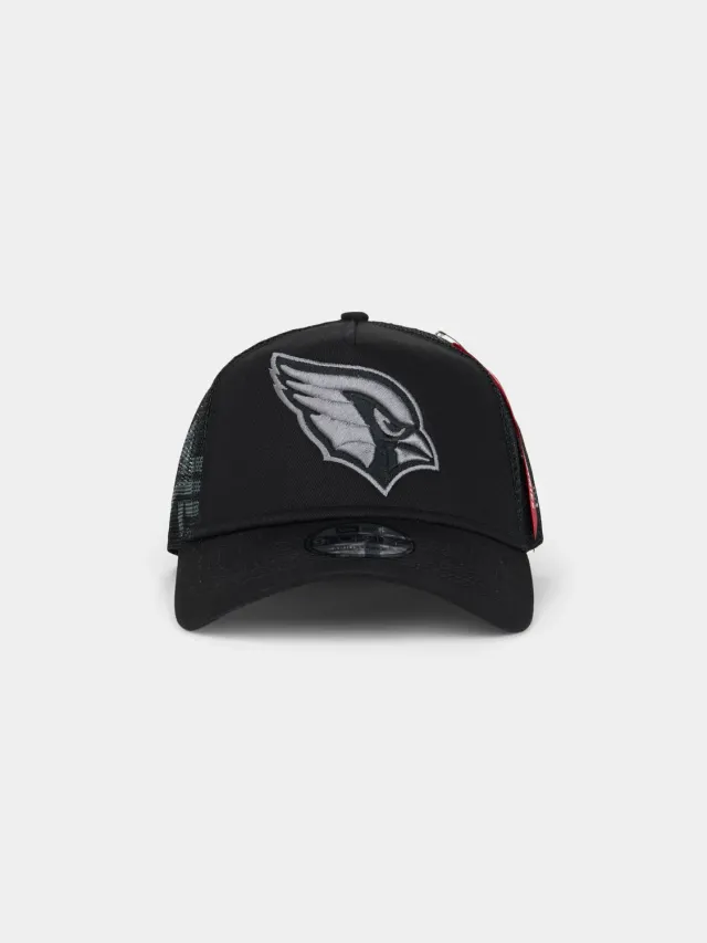 Alpha Industries Arizona Cardinals casquette 9Forty trucker noir