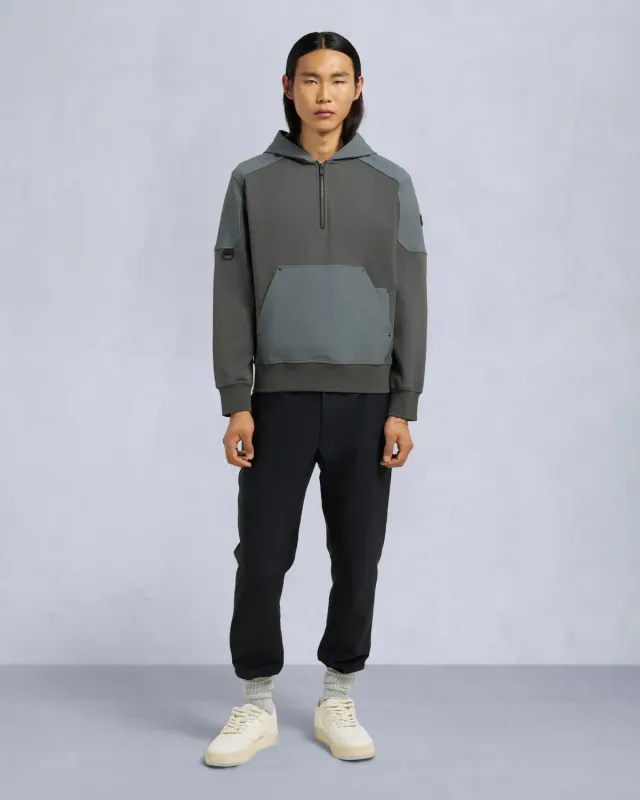 Moose Knuckles Dalon Hoodie sweat noir molleton