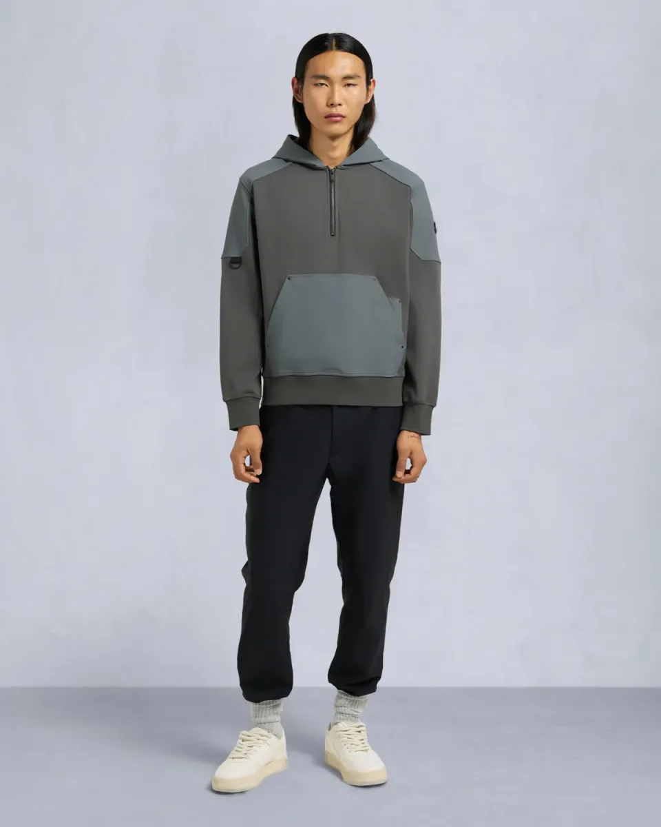 Moose Knuckles Dalon Hoodie sweat noir molleton