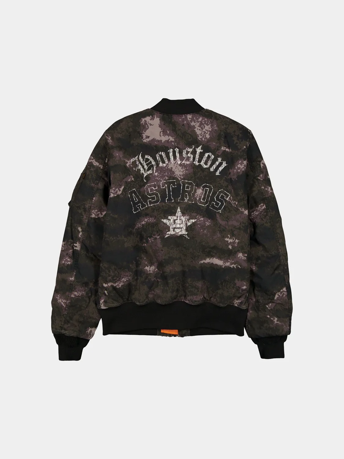 Alpha Industries Astros MA-1 bomber Black Camo réversible