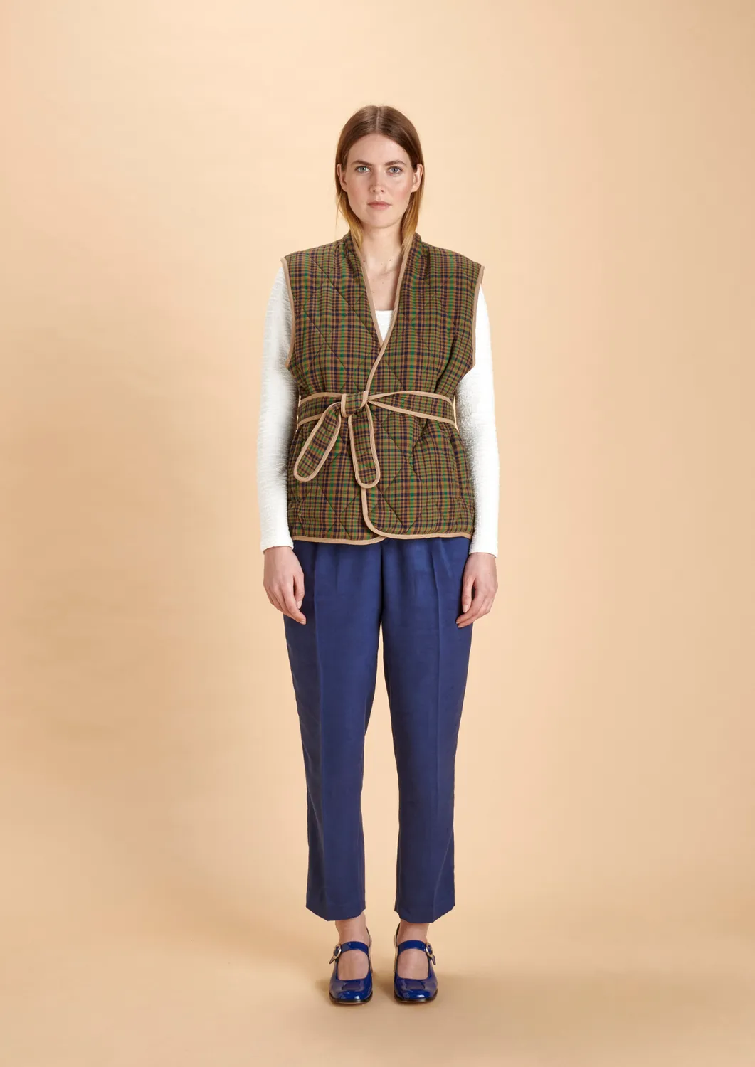 SOUBACQ Bilbao gilet matelassé carreaux