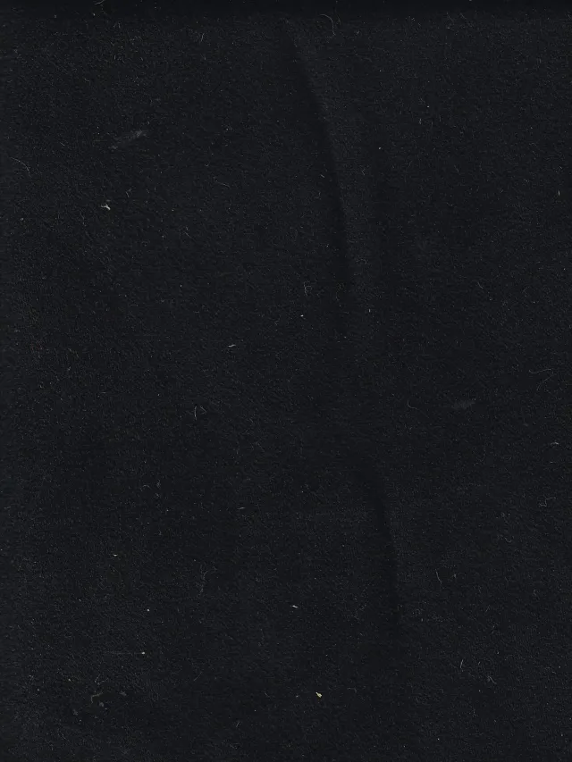 Hollington microcachemire noir ébène tissu au mètre chaud