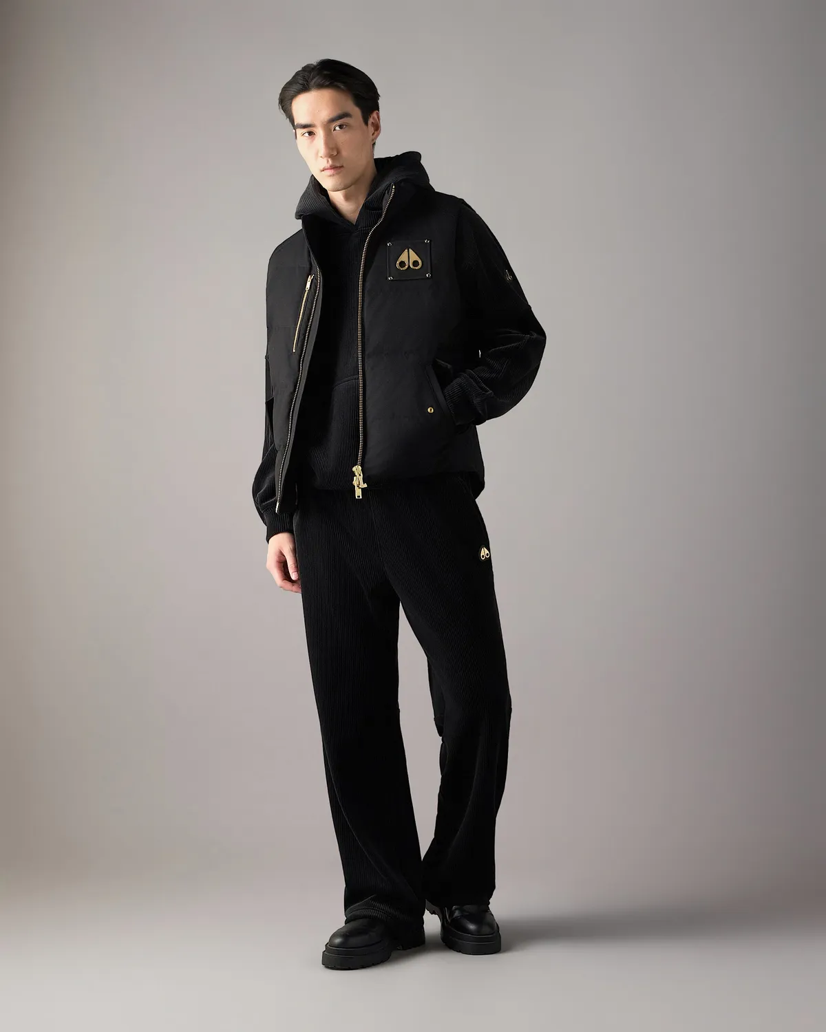 Moose Knuckles Original Gold Series Westmount Down Vest gilet noir