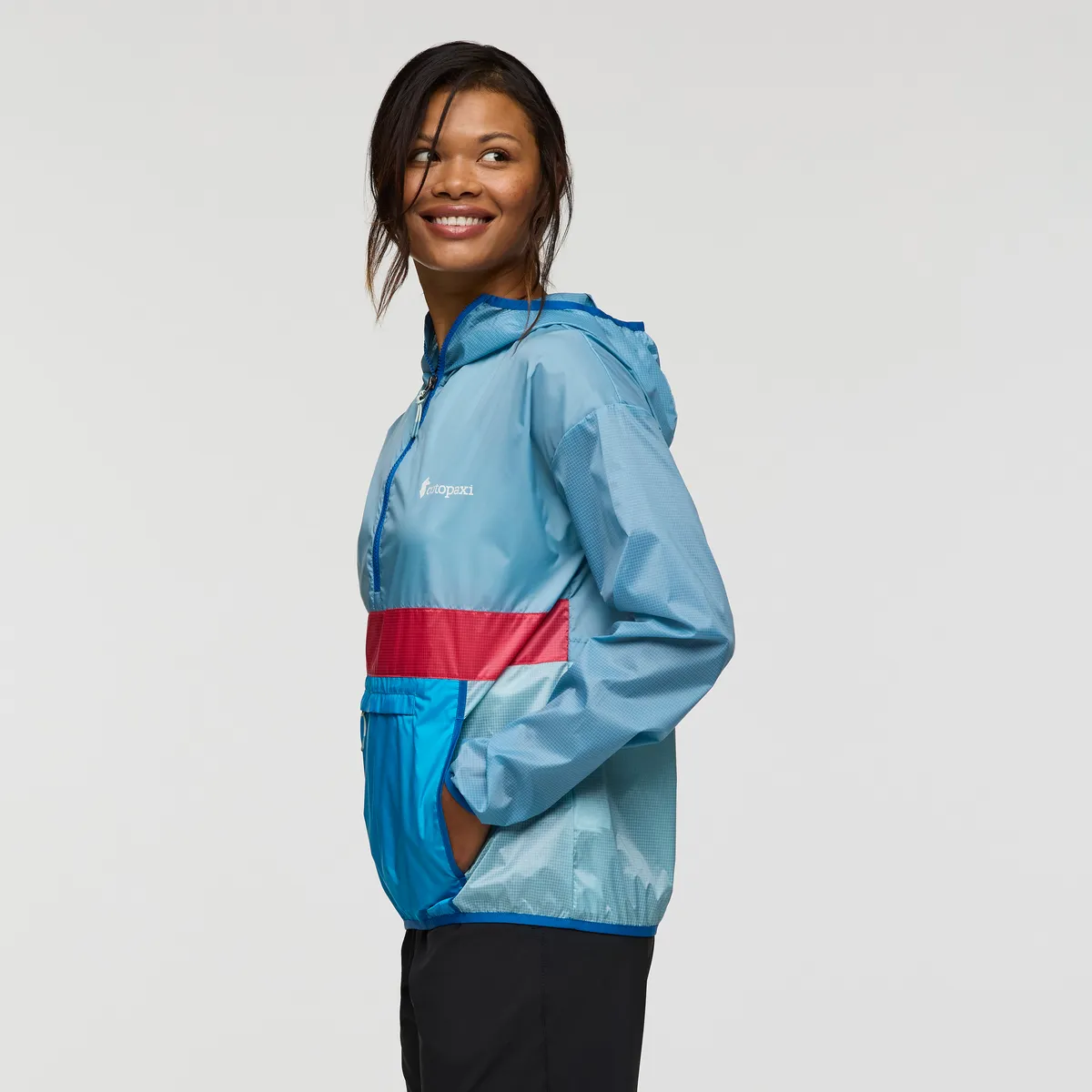 Cotopaxi Teca Half-Zip coupe-vent femme recyclé
