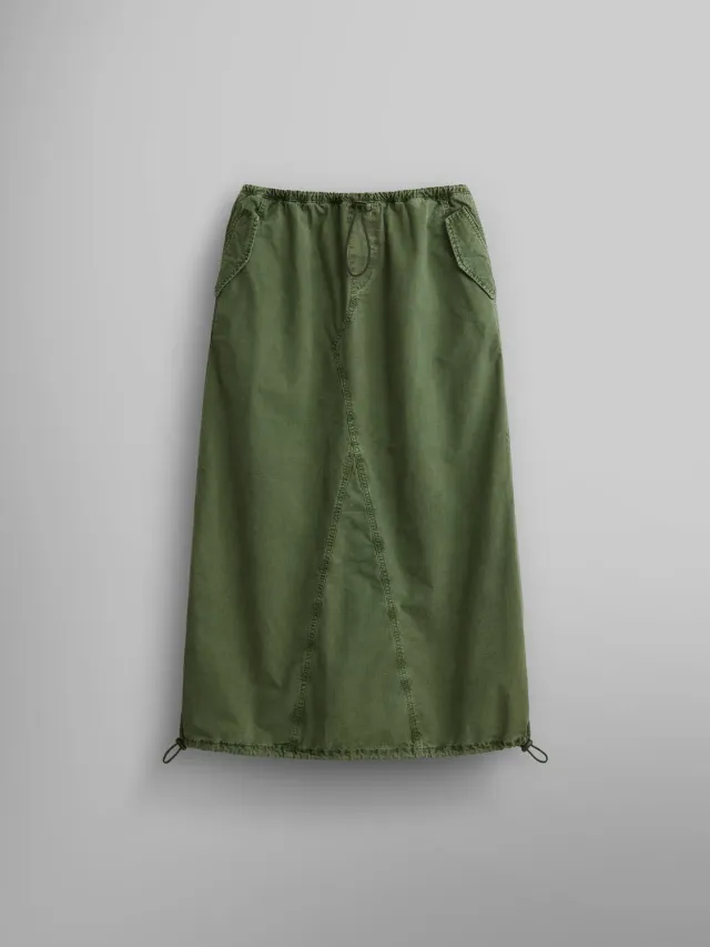 Alpha Industries Drawcord OG-107 jupe longue verte coton