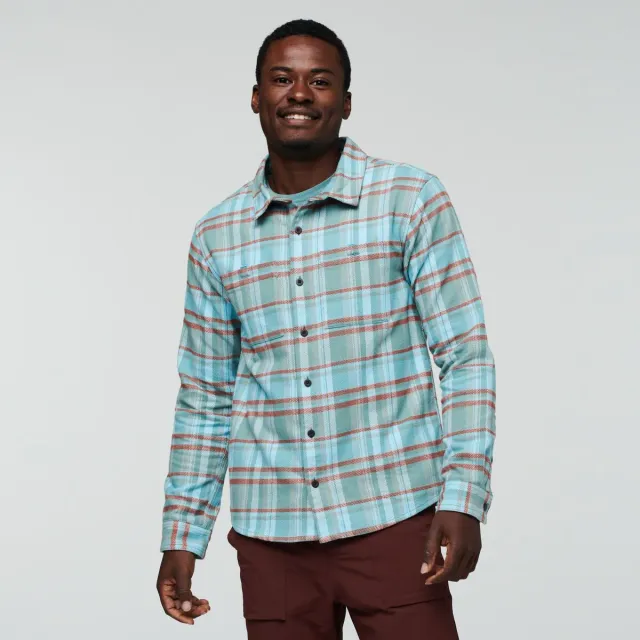 Cotopaxi Mero chemise flanelle homme Oak Plaid coton bio
