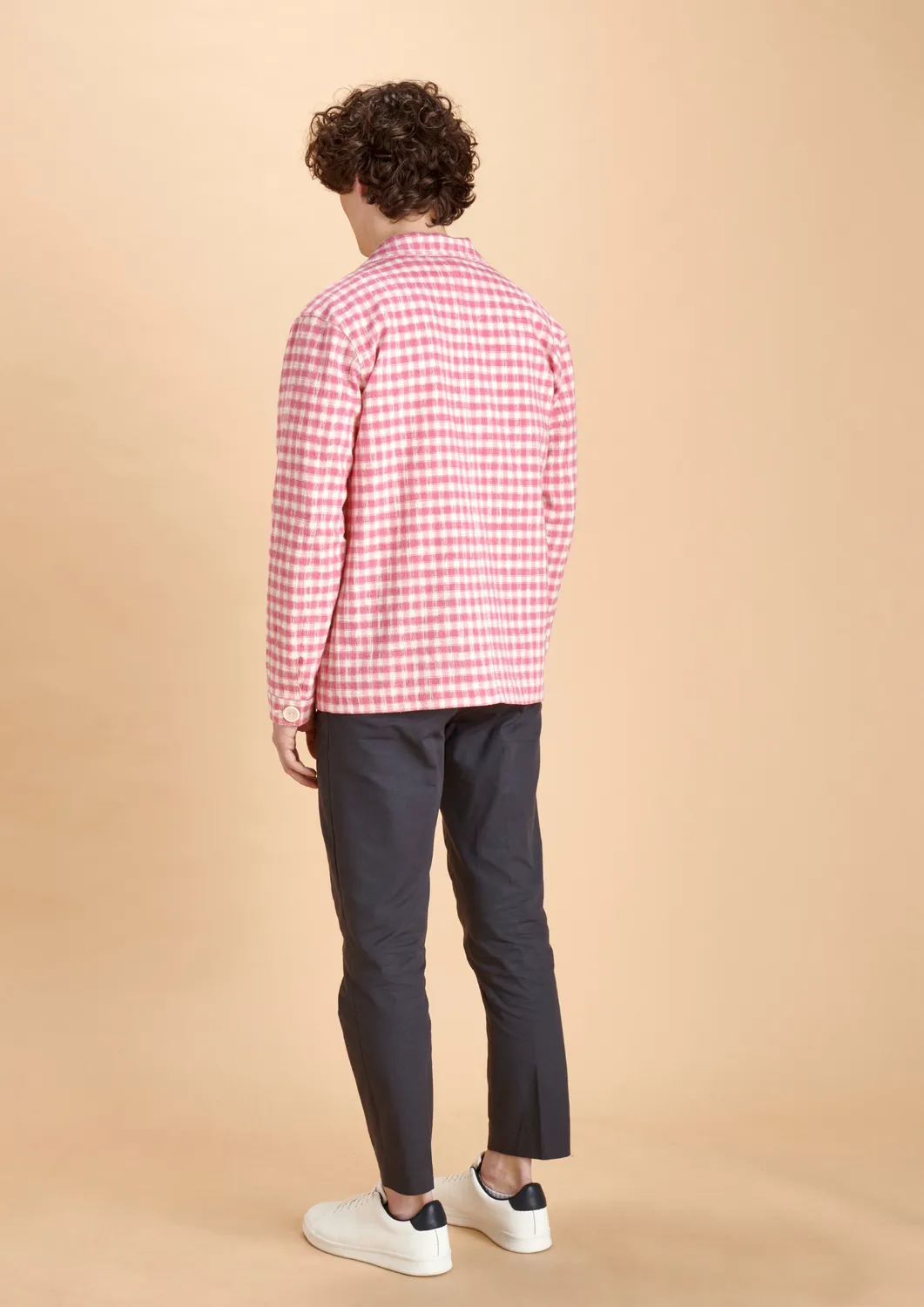 Soubacq Bleu St Tropez veste lin bleu