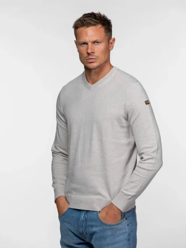 Daytona Ayulo pull homme beige cachemire coton