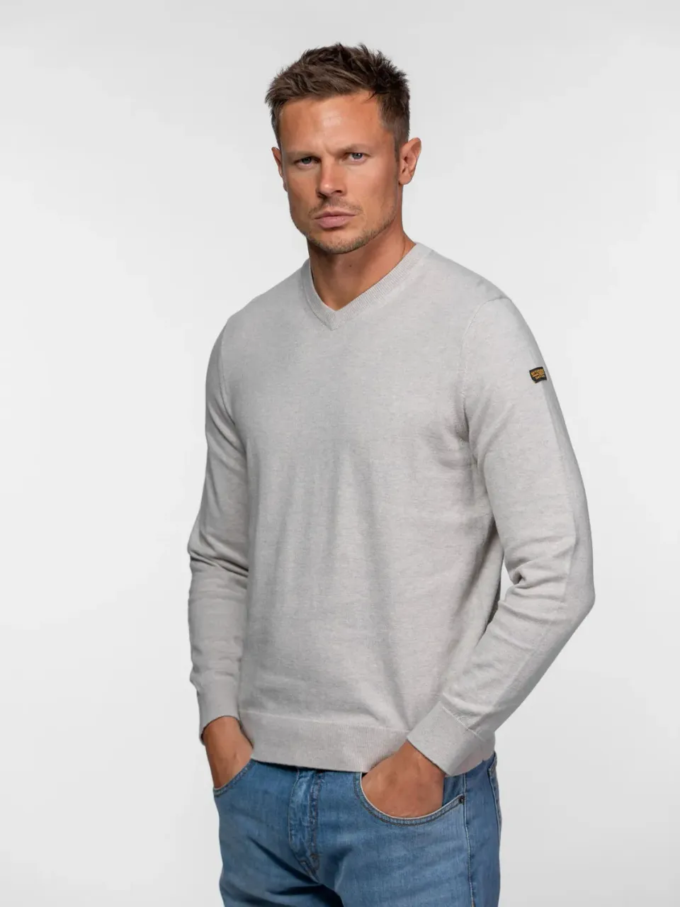 Daytona Ayulo pull homme beige cachemire coton
