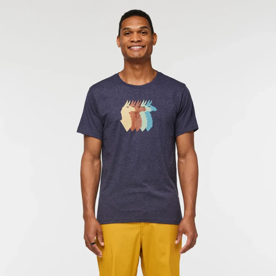 Cotopaxi Llama Sequence T-shirt homme Fatigue coton doux