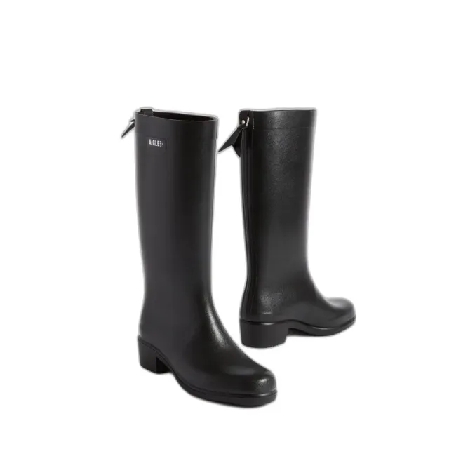 Aigle Myrica botte pluie femme noir caoutchouc
