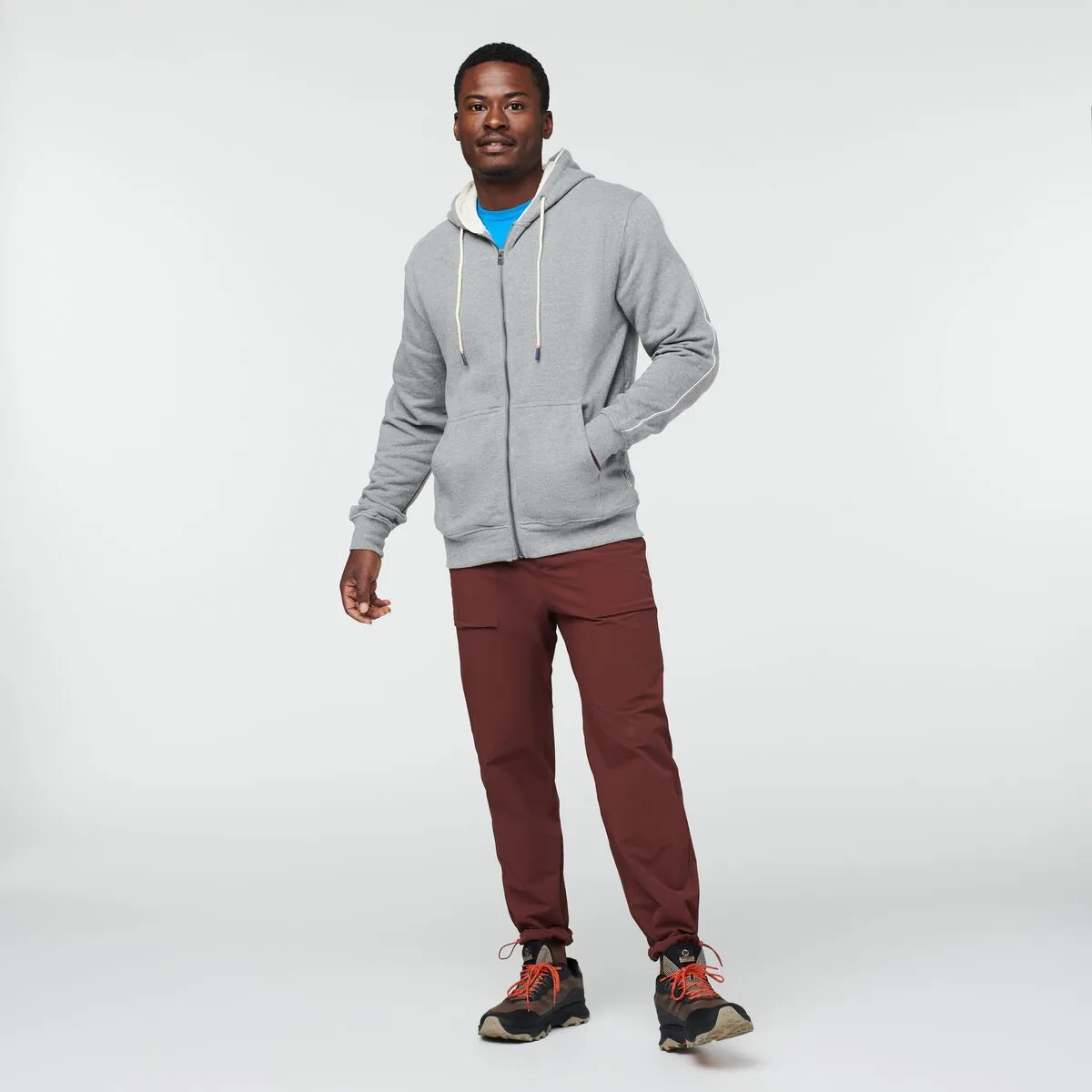 Cotopaxi Do Good sweat zippé homme Maritime coton bio