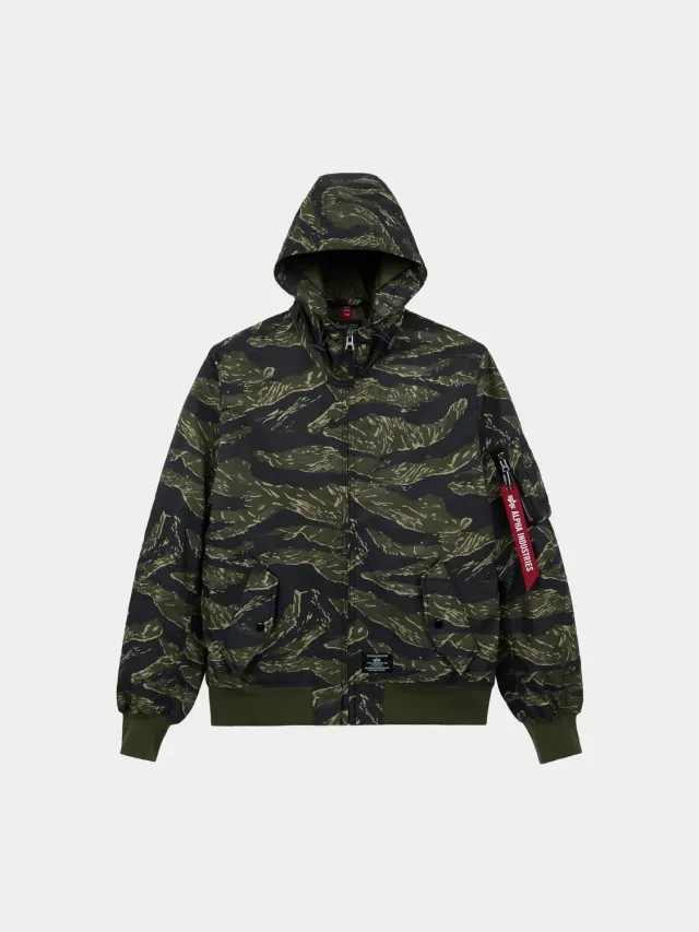 Alpha Industries L-2B Hooded Gen II bomber noir nylon
