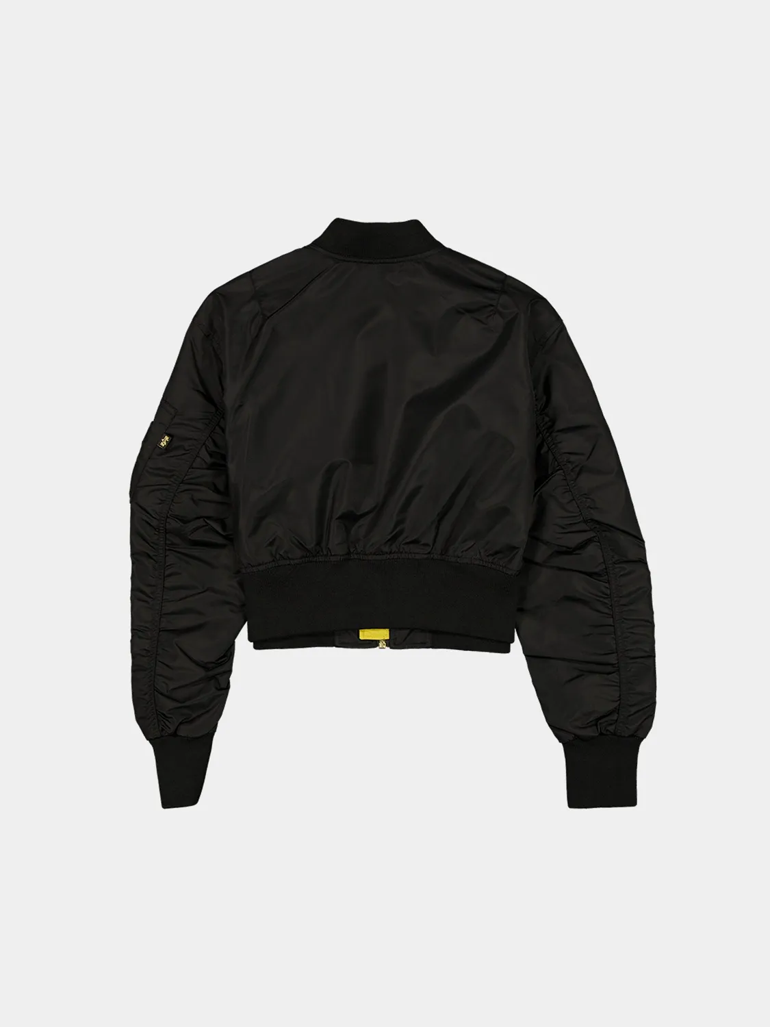 Alpha Industries L-2B Cropped Bomber Knicks noir et or