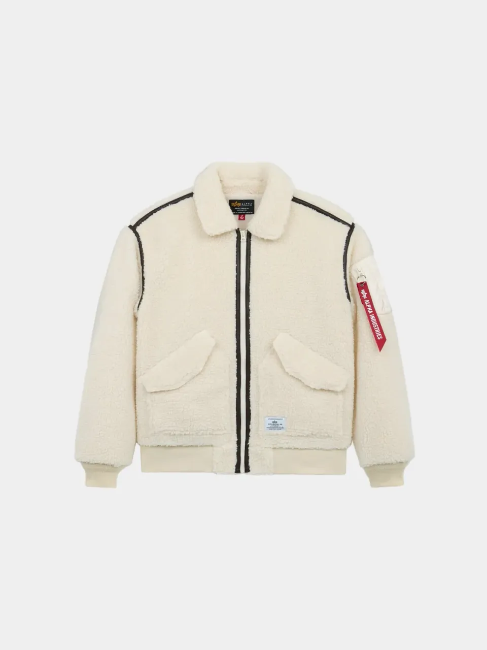 Alpha Industries CWU 45/P Sherpa blouson femme eggnog