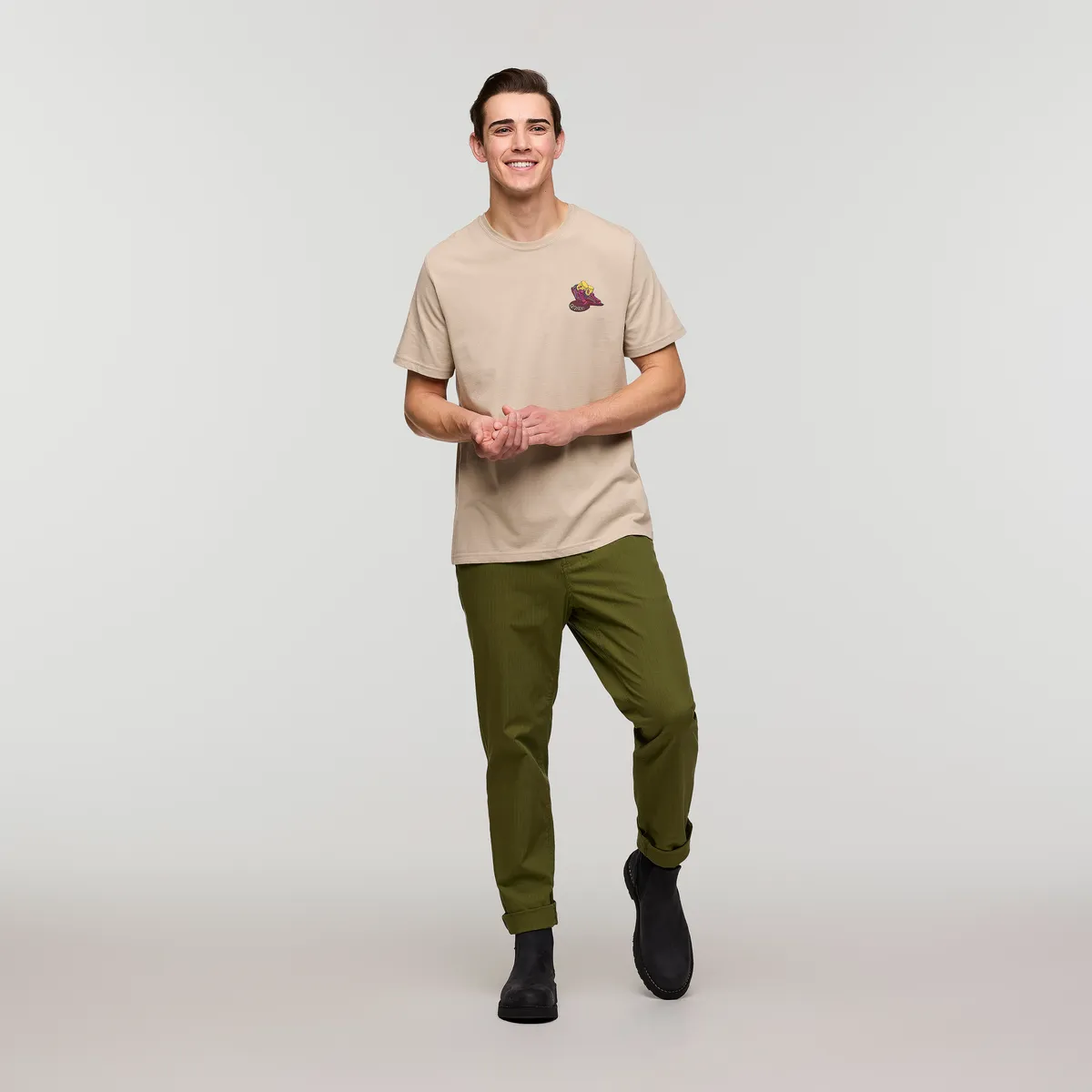 Cotopaxi On the Trail Again t-shirt homme Rusty coton bio