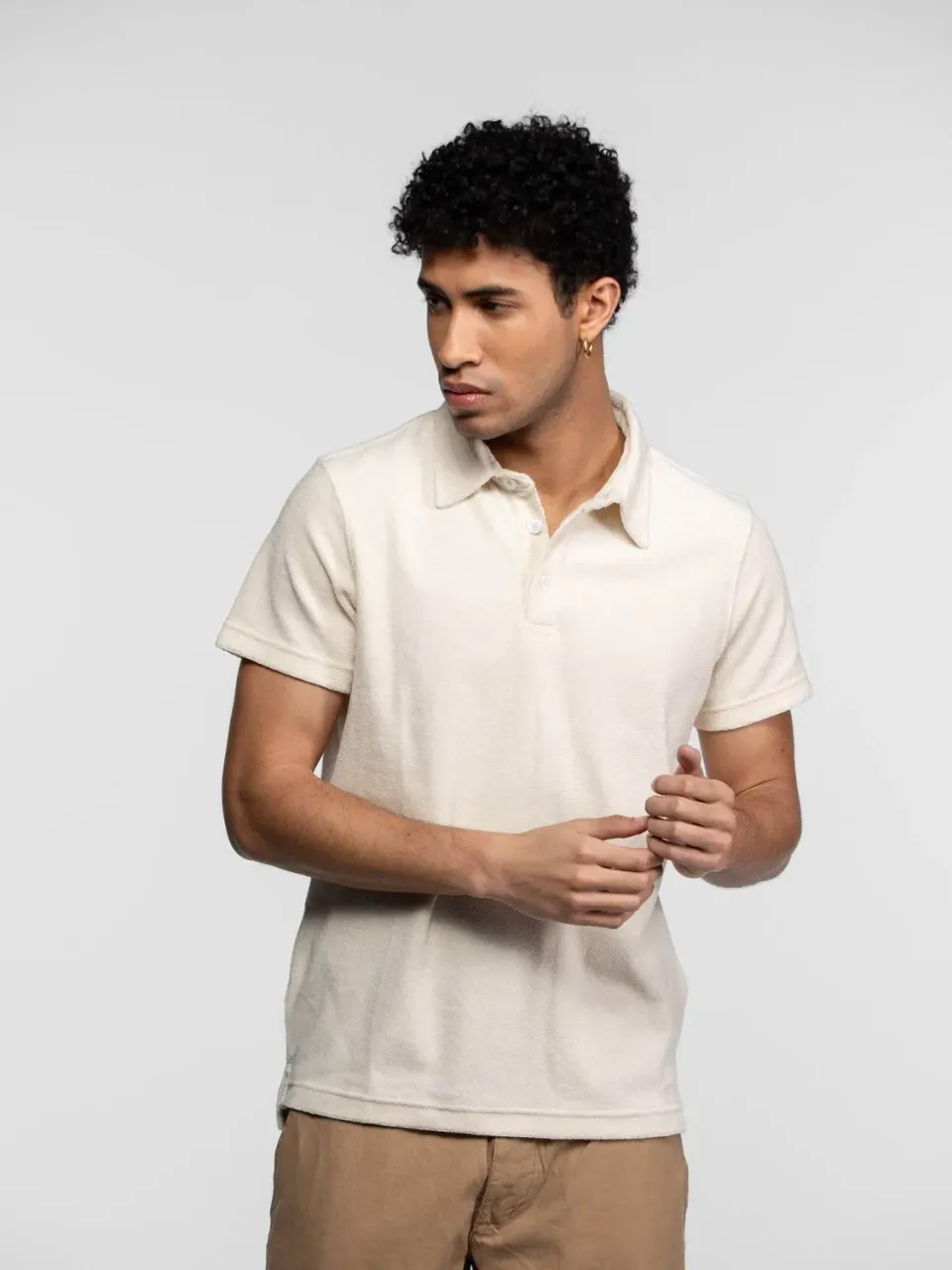 Daytona Brody polo éponge homme corail été