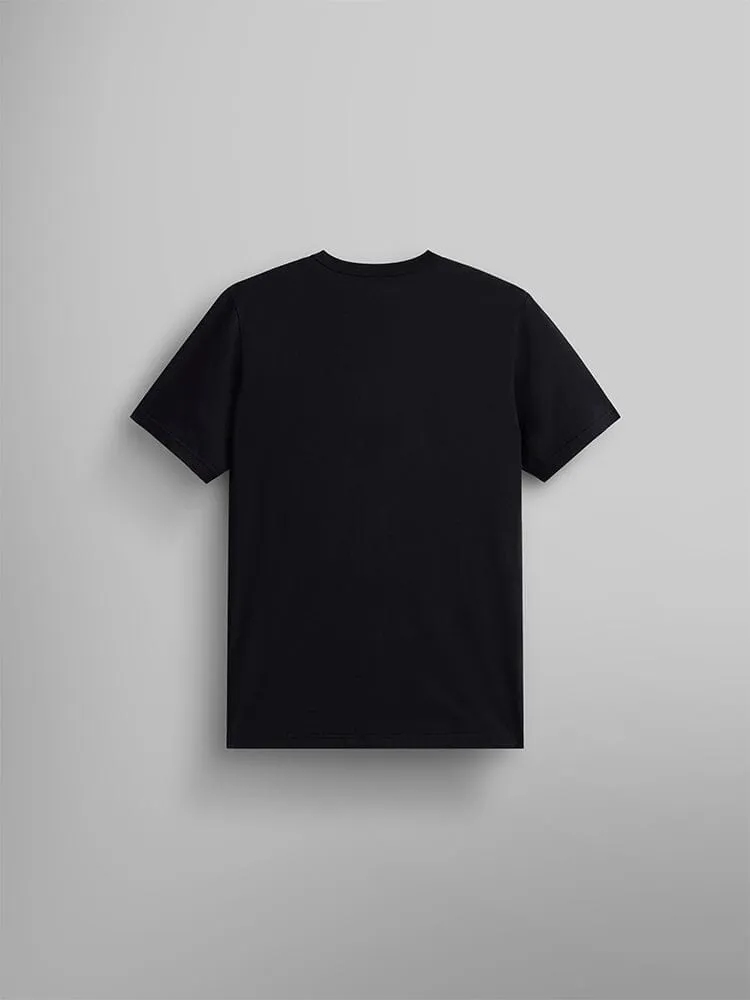 Alpha Industries Warped Label t-shirt noir coton imprimé dos