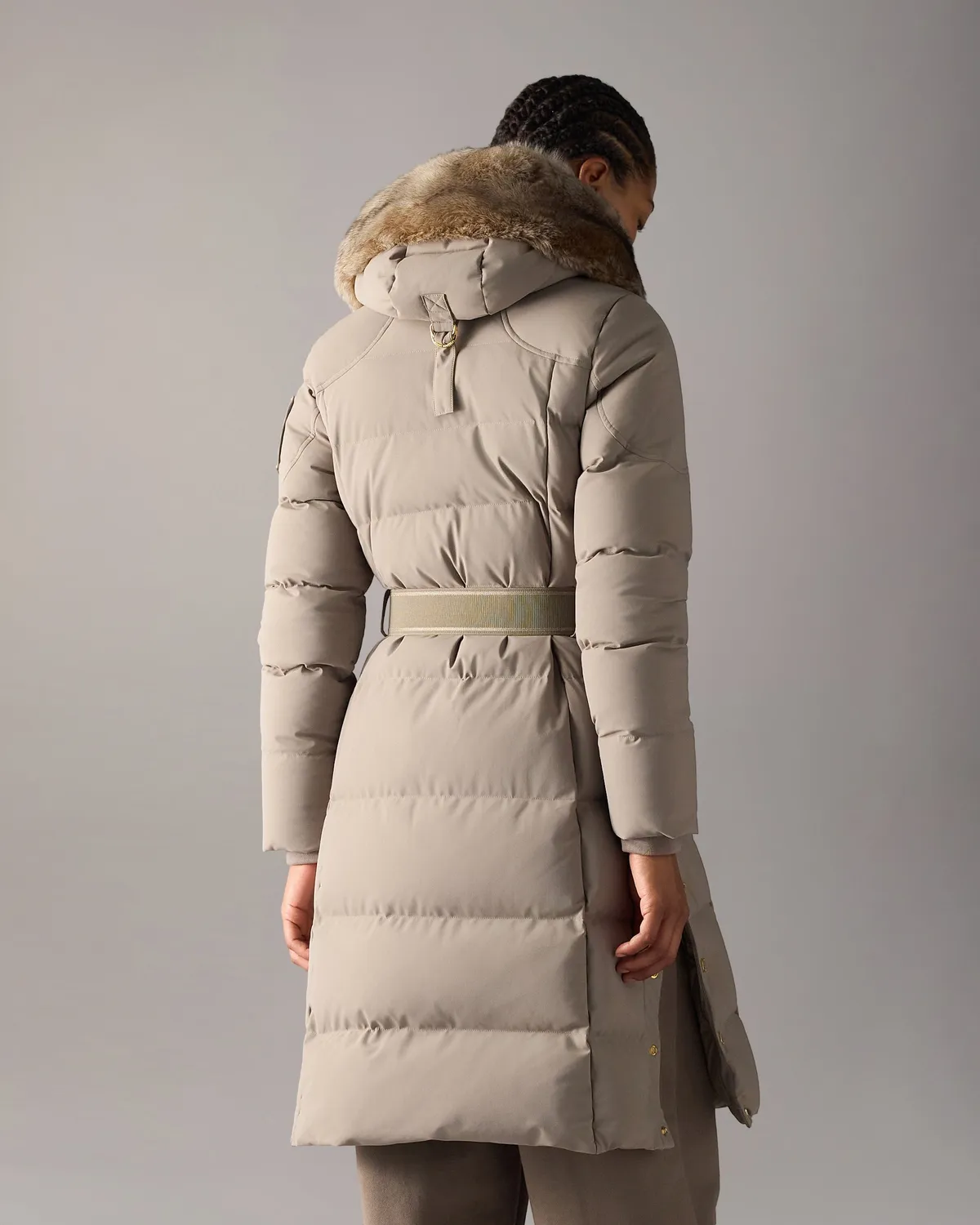 Moose Knuckles Gilded Long Down Parka parka bronze