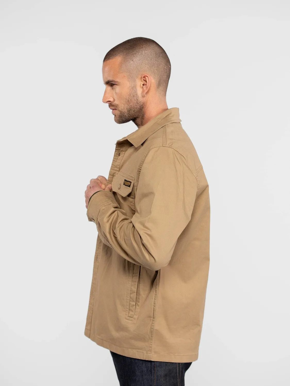 Daytona Comdrill surchemise worker homme Beige serge coton