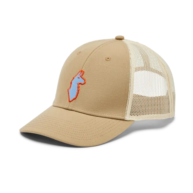 Cotopaxi Llama casquette trucker Desert recyclée