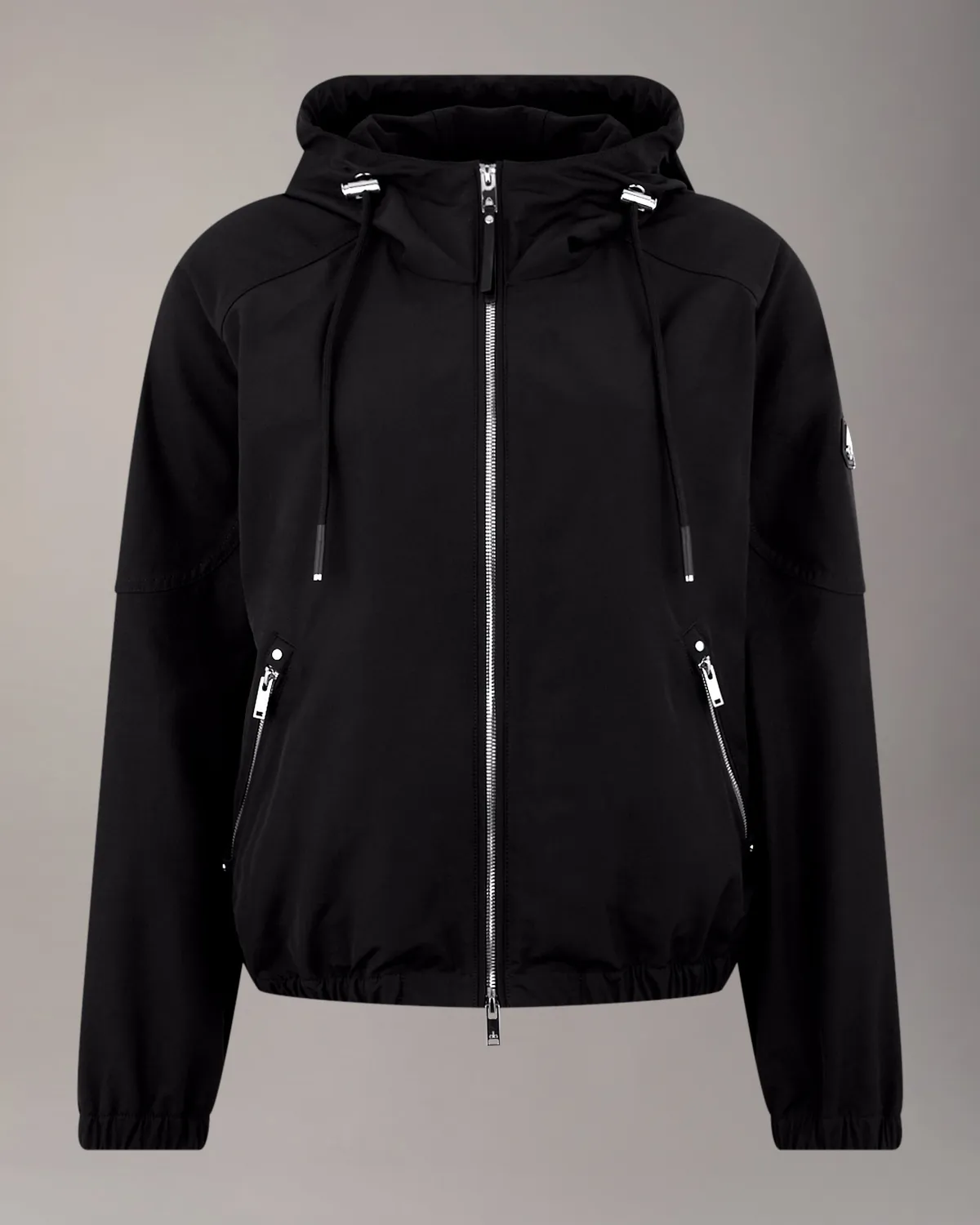 Moose Knuckles Elevate Veste capuche noire légère