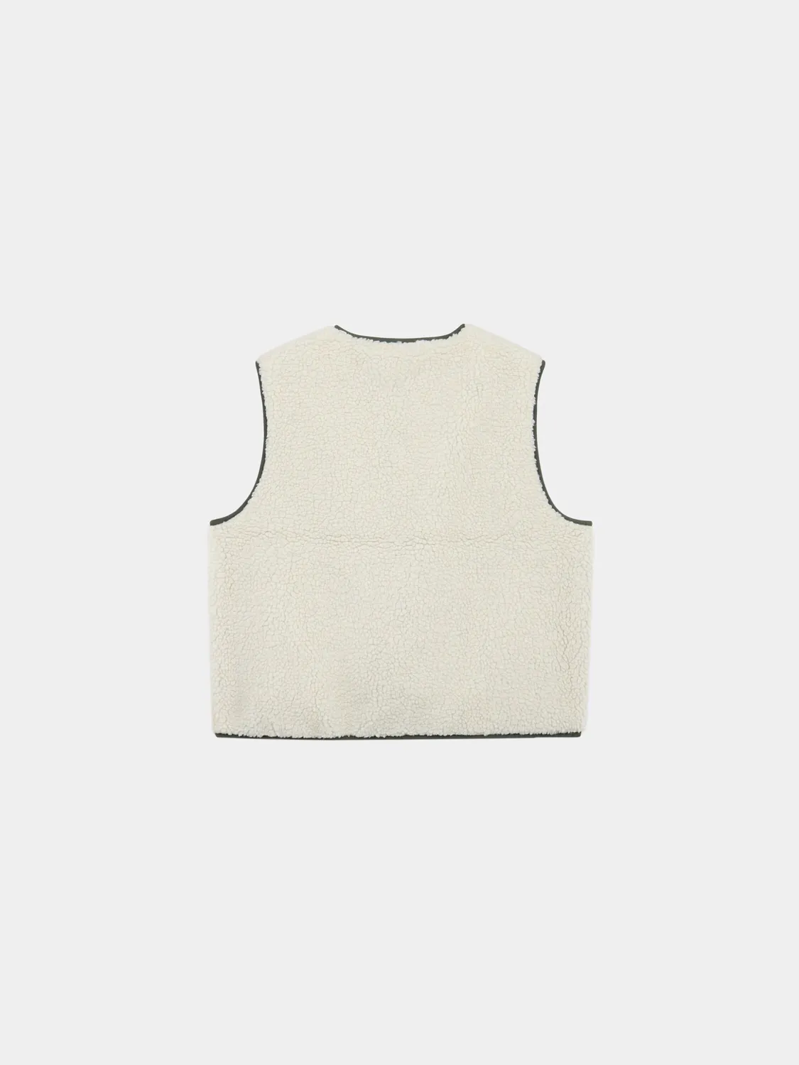 Alpha Industries Saia gilet sherpa femme écru