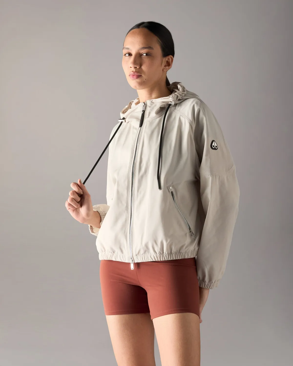 Moose Knuckles Elevate Hooded Jacket veste Alabaster légère