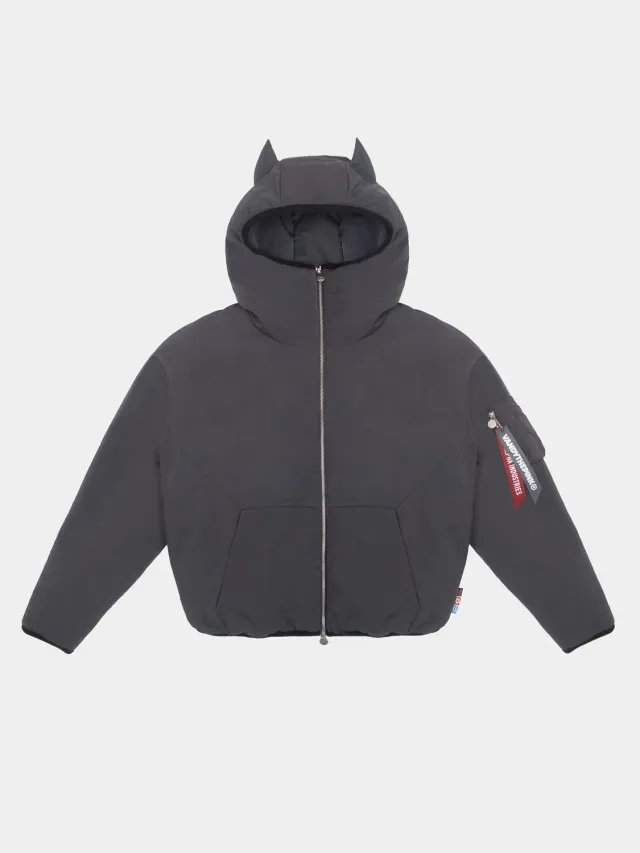 Alpha Industries Vandy The Pink Animal bomber gris brodé