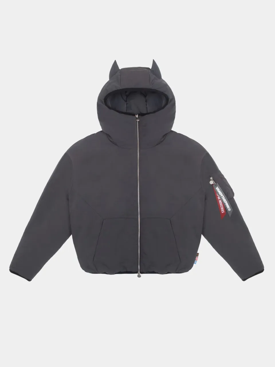 Alpha Industries Vandy The Pink Animal bomber gris brodé
