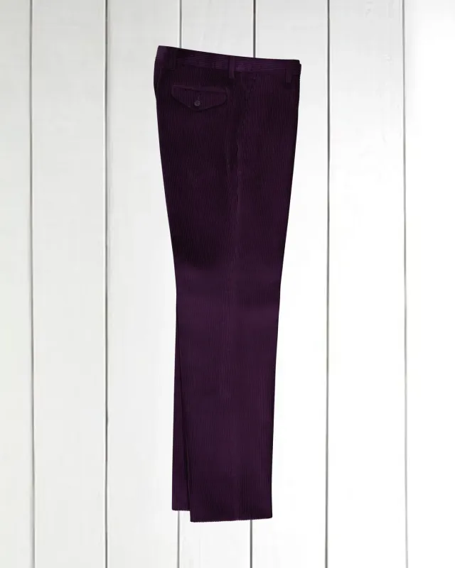 Hollington Jules pantalon velours magenta