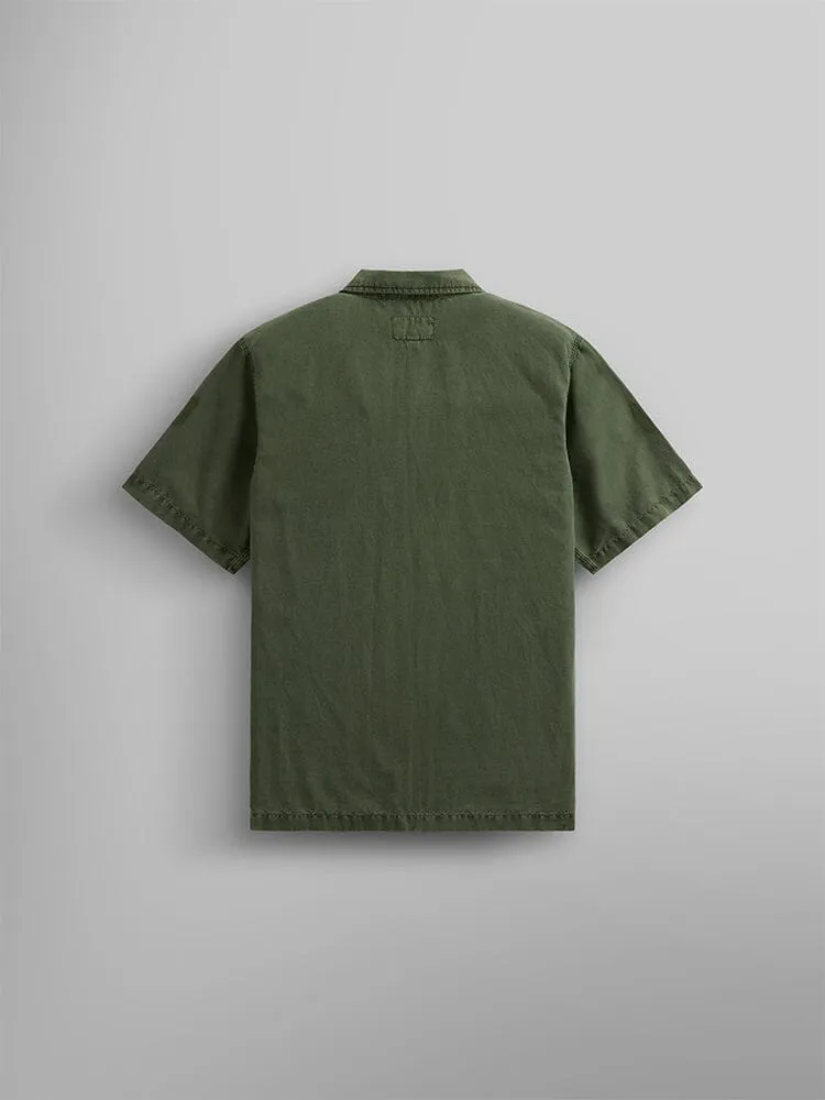 Alpha Industries Fatigue surchemise verte manches courtes