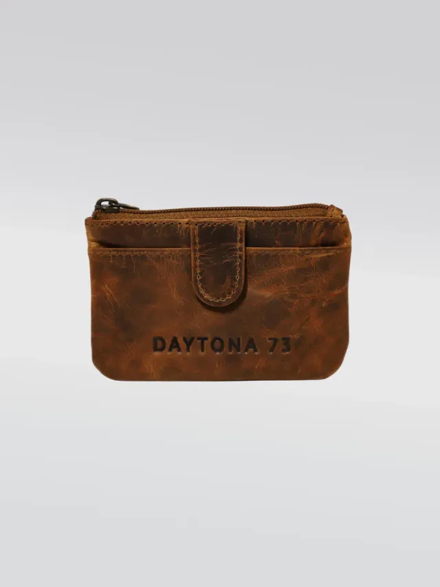 Daytona M23 porte-monnaie cuir vachette brun