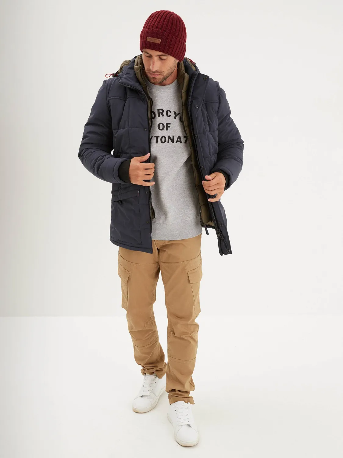 Daytona Panguitch parka homme navy déperlante