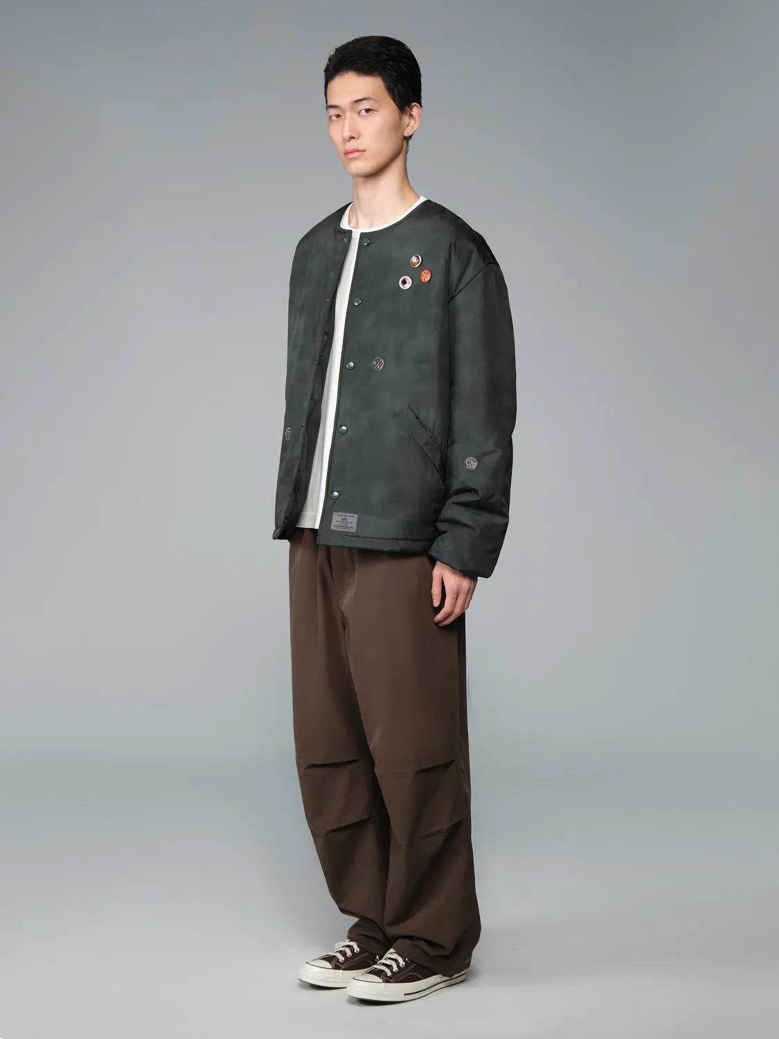 Alpha Industries Reed Vintage Print veste deep forest