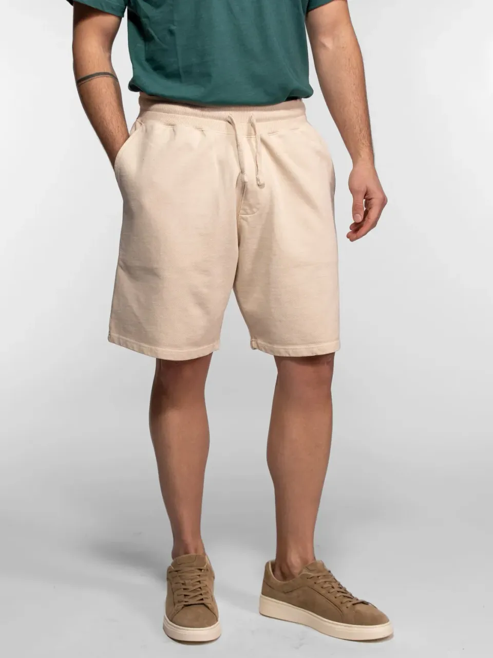 Daytona Beckett short homme coton molleton confort